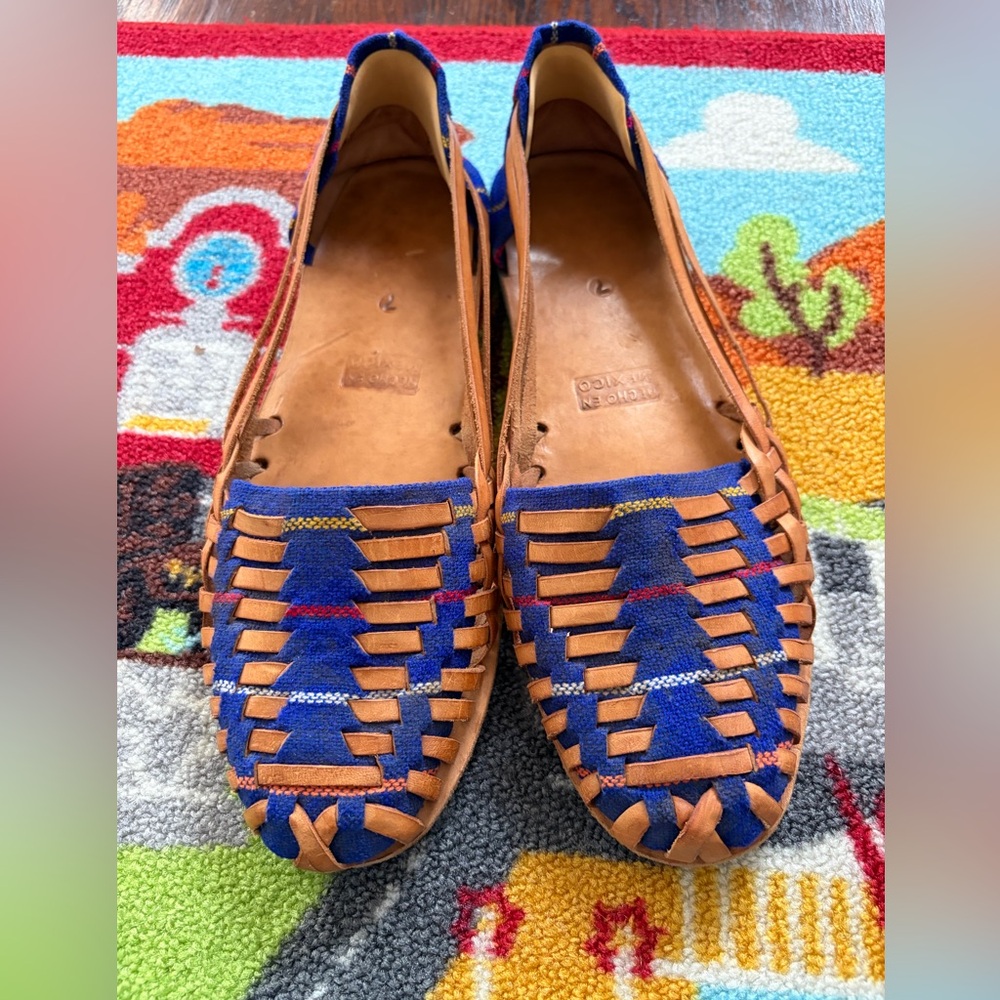 Womens Handmade Leather Huaraches Sandals made in Mexico